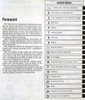 1988 Chrysler Fifth Avenue Diplomat Gran Fury Service Manual Table of Contents