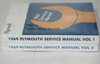 Plymouth 1969 Service Manual Spine View