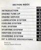 Toyota 2F Engine Repair Manual Table of Contents