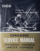 1966 Chevrolet Bel Air Biscayne Chevy II Corvette Chevelle El Camino Impala Chassis Service Manual