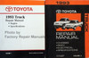 1993 Toyota Truck Repair Manual Volume 1 and 2