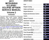 2011 Mitsubishi Eclipse, Spyder Service Manual CD Table of Contents 2