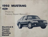 1992 Mustang Ford Electrical & Vacuum Troubleshooting Manual