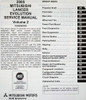 2005 Mitsubishi Lancer Evolution Service Manual Table of Contents Volume 2