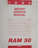 1986 Dodge Ram 50 Service Manual