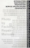 1999 Toyota 4Runner Repair Manual Table of Contents 1