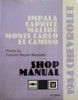 1984 Chevrolet Impala Caprice Malibu Monte Carlo El Camino Shop Manual