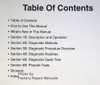 Powertrain Control/Emissions Diagnosis 1996 Service Manual Car/Truck On Board Diagnosics IIB Table of Contents