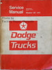 1975 1976 Dodge Truck Models 100-800 Conventional - 4x4 - Forward Control Service Manual
