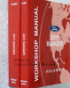 2011 Ford Ranger Workshop Manual Volume 1 and 2