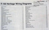 2004 Ford F150 Heritage Wiring Diagrams Table of Contents