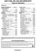 2007 Ford F250 F350 F450 F550 Super Duty Workshop Manual Table of Contents 1