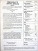 1988 Chevy Corvette Service Manual Table of Contents