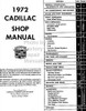 1972 Cadillac Shop Manual Table of Contents