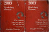 2003 Ford Excursion F-Super Duty 250, 350, 450, 550 Workshop Manual Volume 1, 2
