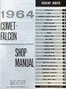 1964 Ford Falcon, Comet, Ranchero Shop Manual Table of Contents