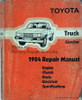 Toyota Truck Gasoline 1984 Repair Manual