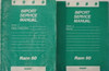 1989 Dodge Ram 50 Service Manual Volume 1, 2
