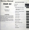 1989 Dodge Ram 50 Service Manual Volume 1, 2