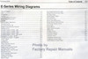 2010 Ford E-Series Wiring Diagrams Table of Contents