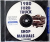 1980 Ford Truck Shop Manuals 3 Volumes