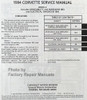 1994 Corvette Service Manual Table of Contents 2