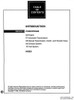 2000 Ford F-150 Workshop Manual Table of Contents 2