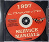 1997 Chevrolet Corvette Service Manual Volumes 1, 2, 3 and Supplement on CD