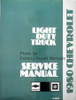 1980 Chevy Light Duty Truck Service Manual