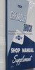 1959 Chevrolet Truck Shop Manual Supplement Spine View