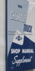 1959 Chevrolet Truck Shop Manual Supplement Spine View