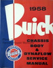 1958 Buick Chassis, Body & Dynaflow Service Manual