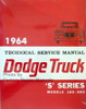 Dodge Truck Service Manual "S" Series 1964