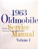 1963 Oldsmobile 98, Dynamic, F-85, Fiesta, Jetfire, Starfire, Super 88 Service Manual Volume 1, 2