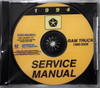 1994 Service Manual Ram Truck 1500 - 3500 CD