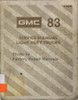 1983 GMC Light Duty Truck Factory Service Manual