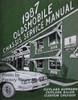 1987 Oldsmobile Cutlass Supreme Cutlass Salon Custom Cruiser Service Manual