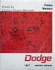 1967 Dodge Polara Monaco Service Manual