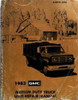 1983 Medium Duty Truck Unit Repair Manual