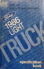 1986 Ford Light Duty Truck Specifications Book