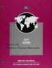 1997 Ford Aspire Service Manual 