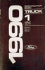 1990 Ford Truck Bronco Van Service Specification Manual