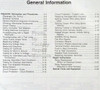 2001 Buick Century and Regal Wiring Diagrams and Electrical Information Manual Table of Contents