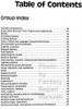 1989 Thunderbird Cougar Shop Manual Table of Contents