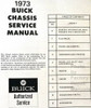 1973 Buick Chassis Service Manual All Series Table of Contents