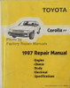 1987 Toyota Corolla FF Repair Manual