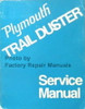 1974 Plymouth Trail Duster Service Manual