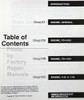 1993 Ford Diesel Engines Service and Overhaul Manual Table of Contents
