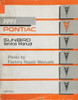 1991 Pontiac Sunbird Service Manual
