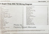 2019 Ford F-650 F-750 Super Duty Wiring Diagrams Table of Contents